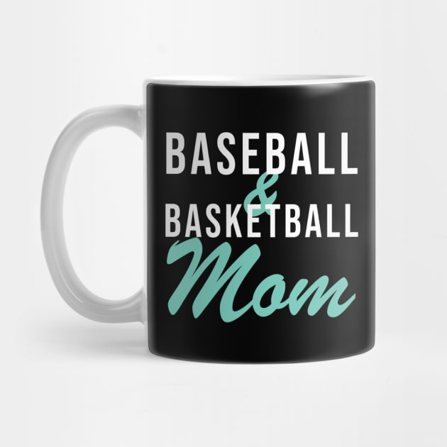 Baseball and Basketball Mom Baseball Mom by PodDesignShop